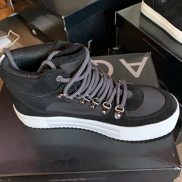 Aqua Womens Bash Suede High Top Sneakers - Picture 5 of 6